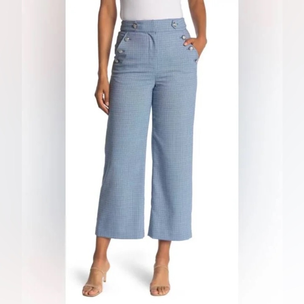 Veronica Beard Cropped Plaid